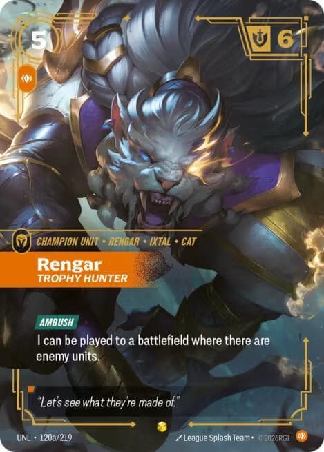 Rengar, Trophy Hunter